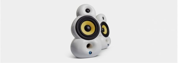 Compact speakers covered in style