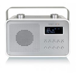 Tangent DAB 2go DAB+/Bluetooth radio (Hvid hjglans)