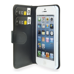 Valenta Booklet Classic Luxe Cover til iPhone 5/5s/SE (Sort)