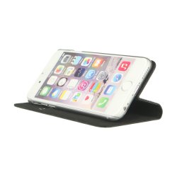 Valenta Booklet Classic Style Croco Cover til iPhone 6/6s (Sort)