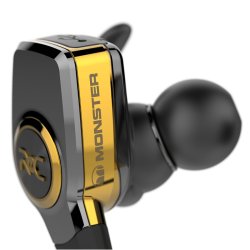 ROC Sport Superslim Bluetooth in-ear Hovedtelefon (Sort/Guld)