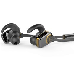 ROC Sport Superslim Bluetooth in-ear Hovedtelefon (Sort/Guld)