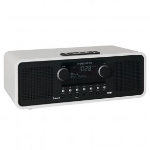 Tangent Alio Stereo Baze DAB+/FM/CD/BT bordradio (Hvid Hjglans)